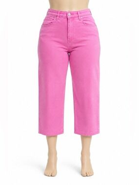 BLANKNYC The Baxter Pink Ribcage Straight Leg Jeans Size 28 High Rise